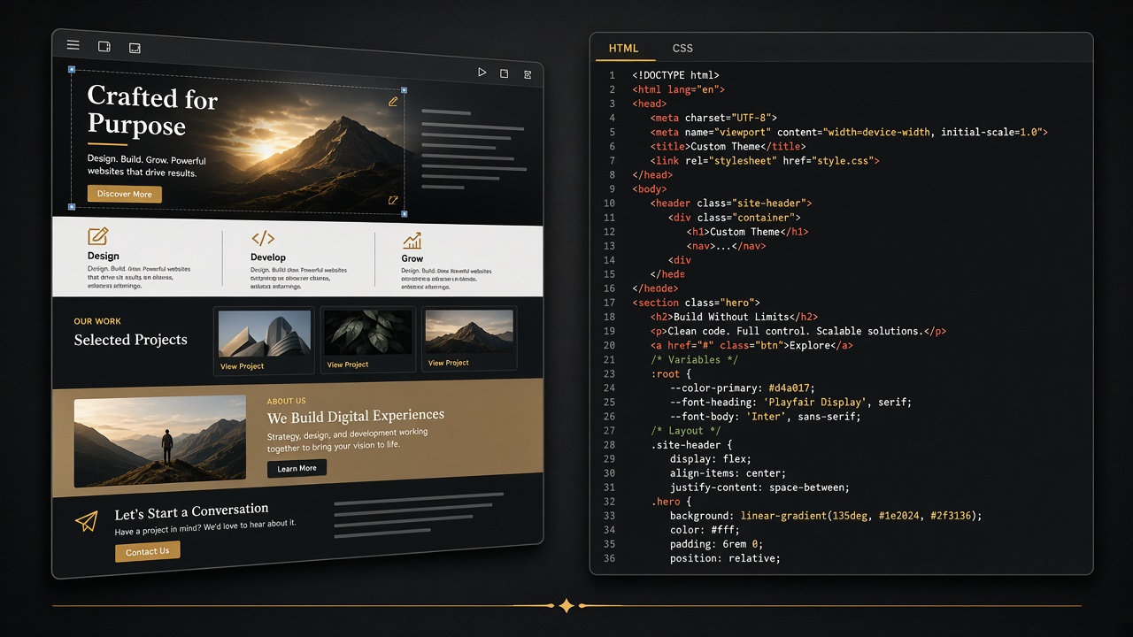 Elementor Pro vs a Custom WordPress Theme: How I Choose