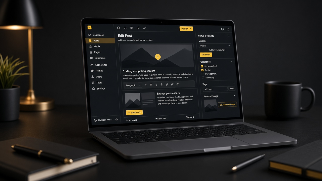 WordPress development project example